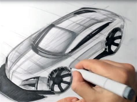 34 Front Perspective Car Drawing Tutorial Car Body Design
