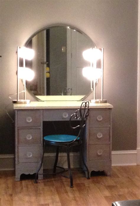 A decorative mirror above the chest of drawers gives the feel of a vanity and opens up the room without the need for a large dresser. Why Vanity Bedroom Has to Exist in Your Bedroom | atzine.com