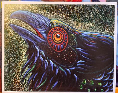 Raven Crow Fine Art Print Etsy