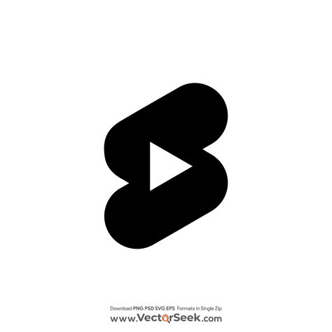 Youtube Shorts Black Icon Logo Vector Ai Png Svg Eps Free Download