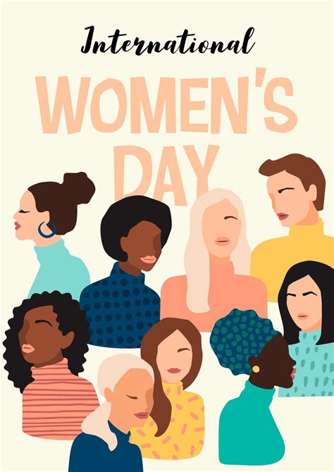 International Womens Day Poster 1361778 Vector Art At Vecteezy
