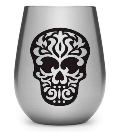 Sale Tribal Skull Vinyl Decal Di Cut Decal Home Computer Etsy