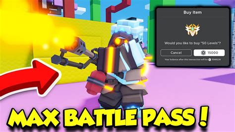 Buying All Battle Pass Tiers In Roblox Bedwars And Using The Most Op