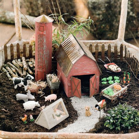 Farmhouse And Barnyard Miniatures Fairy Garden Supplies