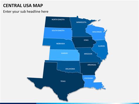 Powerpoint Central Usa Map