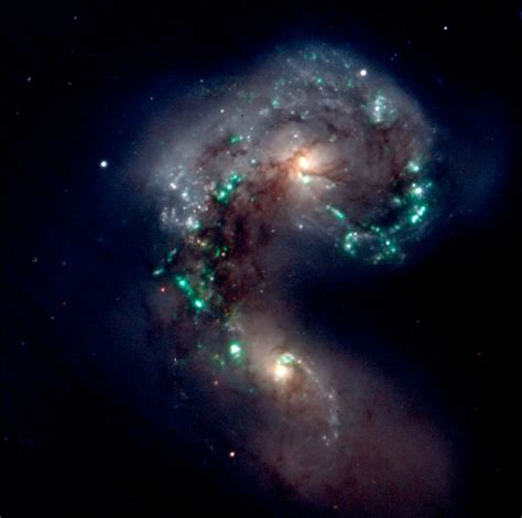 Ir Vlt Observation Of Antennae Galaxies Eso Supernova