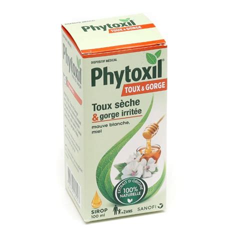 Phytoxil Sirop Pour La Gorge Toux S Che Et D Irritation