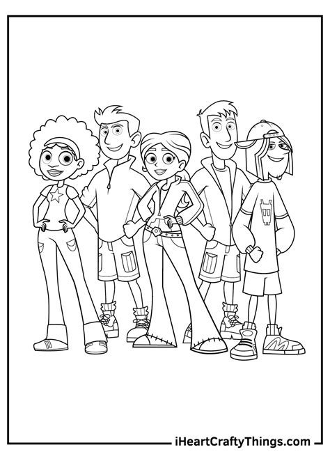 Printable Wild Kratts Coloring Pages Updated 2021