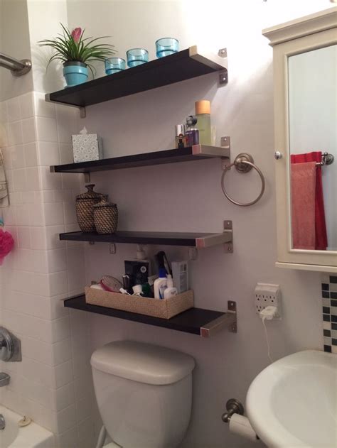 Are you seeking small bathroom storage ideas? Small bathroom solutions - Ikea shelves | Bathroom ...