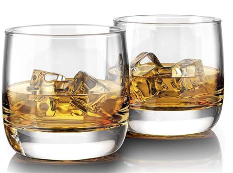 A K Sales Modern Whisky And Scotch Glass Heavy Bottom 300 Ml Set Of 6 Home And Kitchen