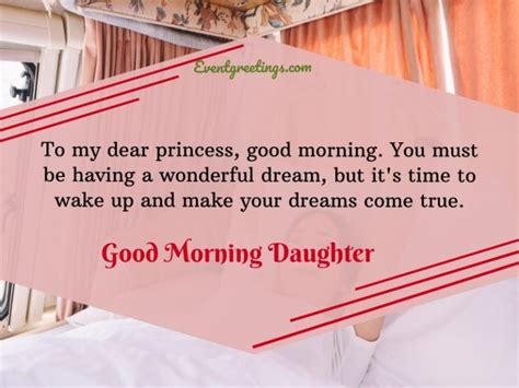 50 Cute Good Morning Daughter Quotes With Images Events Greetings