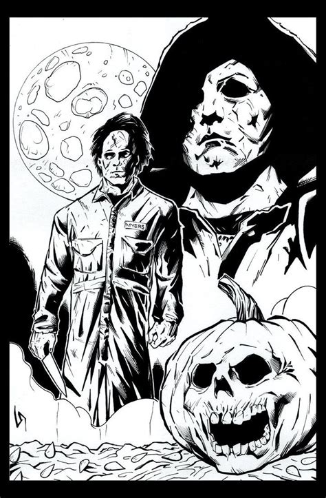 Printable Michael Myers Coloring Pages
