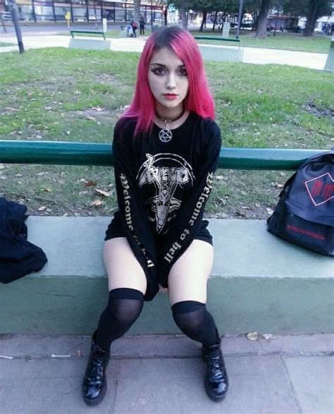 pin by tim deloach on micdrop hot hot goth girls black metal girl goth outfits
