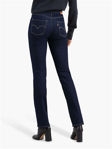 Levis 724 High Rise Straight Cut Jeans To The Nine At John Lewis And Partners