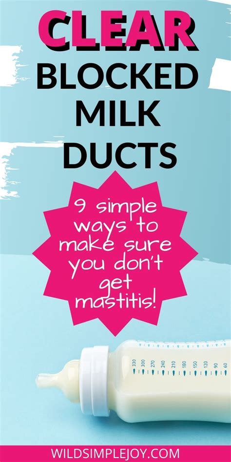 How To Clear Clogged Or Blocked Milk Ducts While Breastfeeding Or Pumping In 2020 Blocked Milk