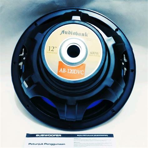 Jual Audiobank Ab 120dvc Doble Voice Coil Subwoofer Audio Speaker Mobil