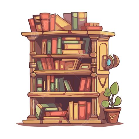 Bookcase Decoration Clipart Png Vector Psd And Clipart With