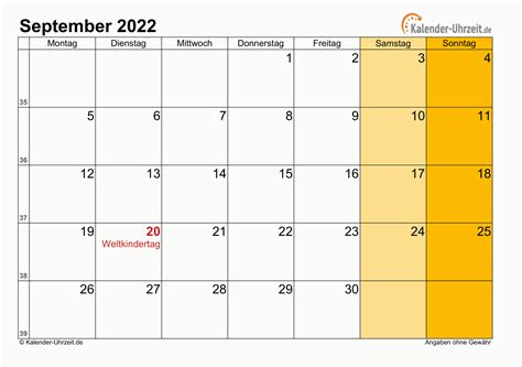 General Blue September 2022 Calendar Customize And Print