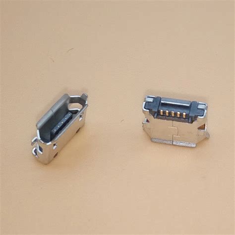 10pcslot Micro Usb Connector Jack Female Type 5pin Mk5p Smt Tail