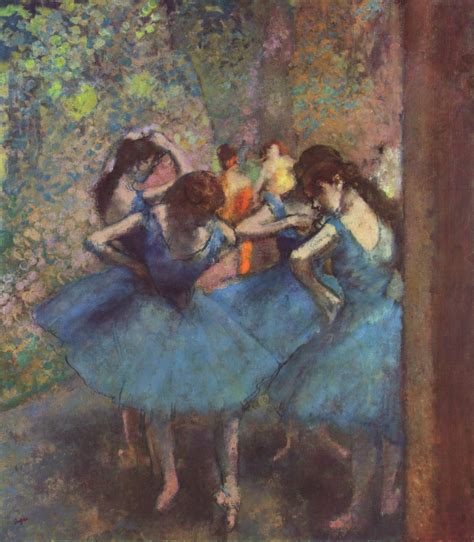 Dancers In Blue Edgar Degas Encyclopedia Of Visual Arts