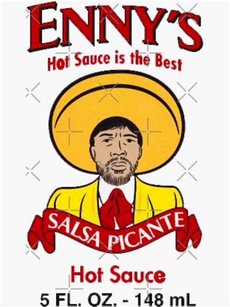 Ennys Hot Sauce Is The Best Sticker For Sale By Icoahending Redbubble