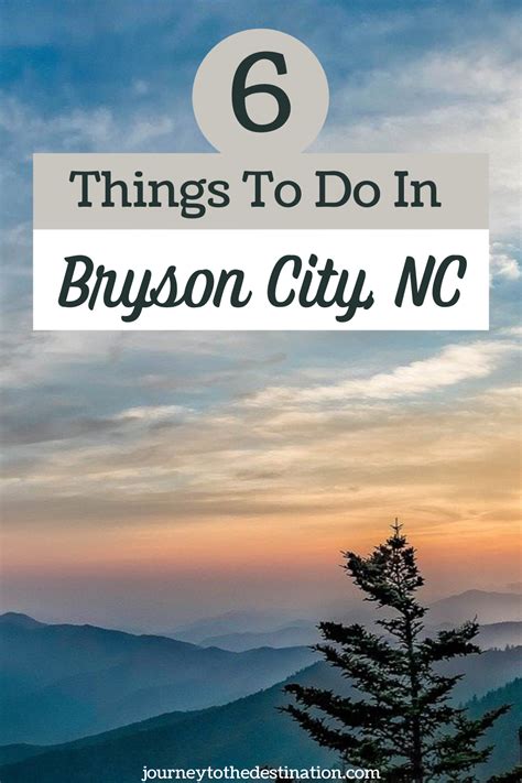 6 Things To Do In Bryson City Nc Usa Travel Travel Tips Travel