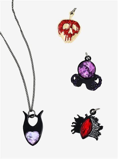 Disney Villains Multi Charm Necklace Disney Fun Disney Girls Disney