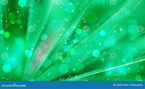 Abstract Emerald Green Blurred Bokeh Background Image Stock Vector