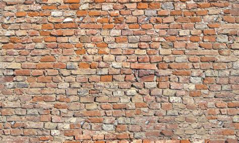 Old Damaged Wall Bricks Texture Seamless