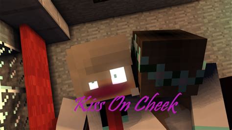 Kiss On Cheek Minecraft Animation Commission For Frost Gaming Youtube