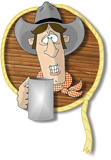 Cowboy Coffee Illustrations Royalty Free Vector Graphics And Clip Art