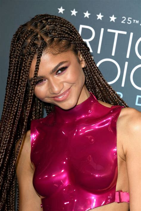 Zendaya Coleman Sexy Dress At 25th Annual Critics Choice Awards In