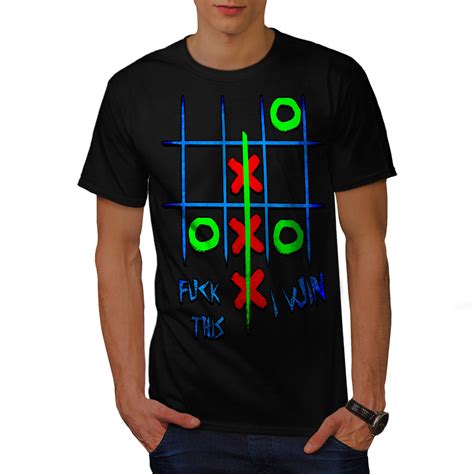 Wellcoda Tic Tac Toe Funny Mens T Shirt Funny Graphic Design Printed