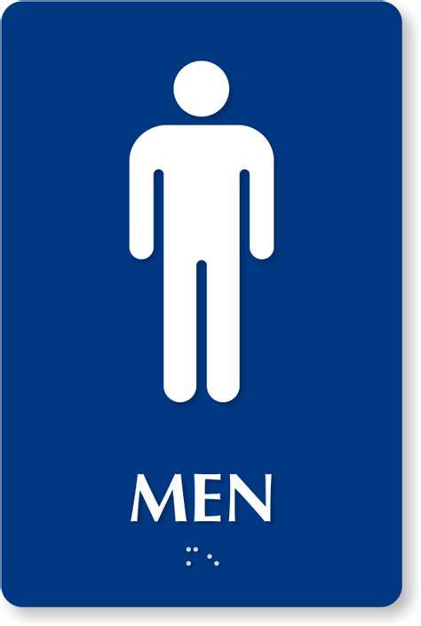 Men Restroom Sign Icon Png Transparent Background Free Download 42392