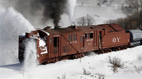 Steam Train Rotary Snow Plow