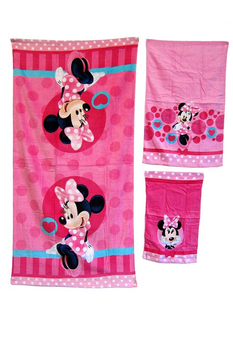 Minnie Mouse 3 Piece Towel Set