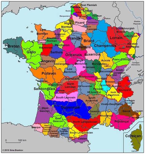 Languagesdialects Of France Before The Standardization Of The French