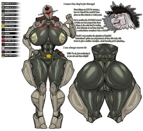 Rule 34 1girls 2021 Anthro Anthro Only Anthrofied Assaultron Big Ass Blush Breasts Denial