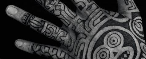 The designs we see in the the marquesan tattoo art greatly influenced today's tattoo artists. 40 Tribal Hand Tattoos For Men - Manly Ink Design Ideas