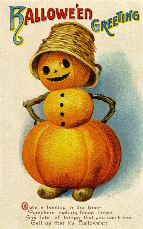 A Collection Of 25 Strange And Creepy Vintage Halloween Postcards