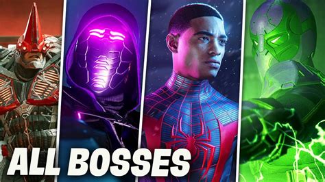 Spider Man Miles Morales All Bosses And Ending 1080p 60fps Youtube