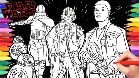 You can print it out and color. STAR WARS THE LAST JEDI Coloring Pages | How to Draw and ...