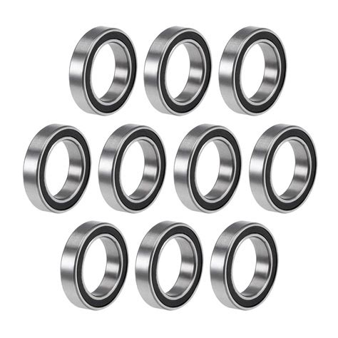 Uxcell 6701 2rs Deep Groove Ball Bearings Z2 12mm X 18mm X 4mm Double