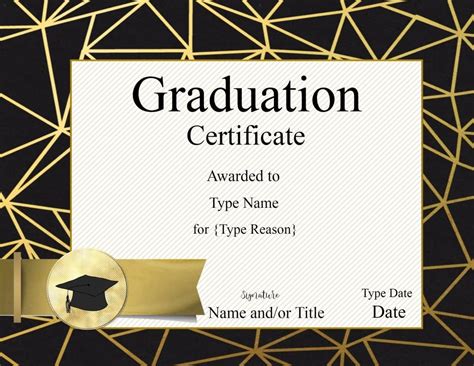 Free Online Printable Graduation Certificates Templates Printable