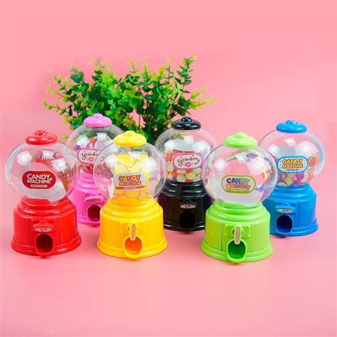 Fulljion Cute Sweet Mini Candy Dispenser Children Toys Saving Bubble