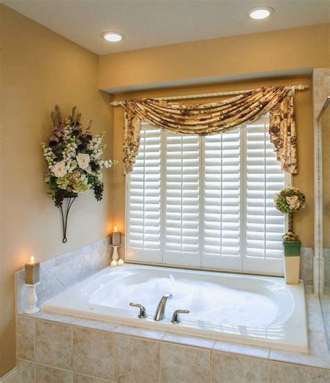 22 cool bathroom wallpaper ideas. Curtain Ideas: Bathroom window curtains with attached ...