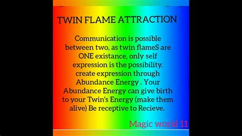 Twin Flames Attraction Youtube
