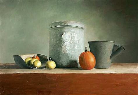 Still Life With Bucket Still Life Stilllife Painting Jos Van Riswick