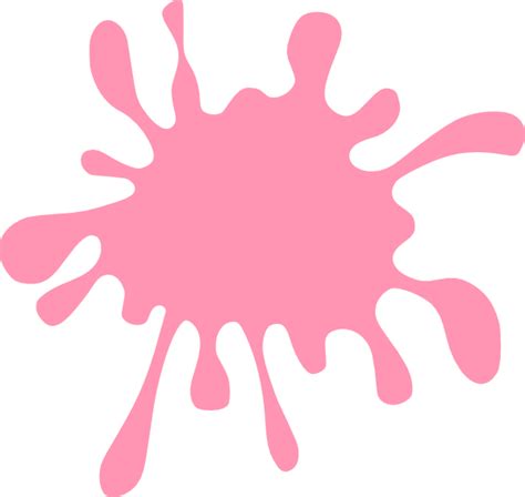 Pink Splash Clip Art At Vector Clip Art Online Royalty