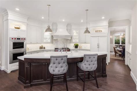 The kitchen island is a functional and necessary addition to many kitchen space, but the idea is to choose a kitchen island style that fits the overall design of a space. 35 Curved Kitchen Island Ideas (Photos) - Home Stratosphere